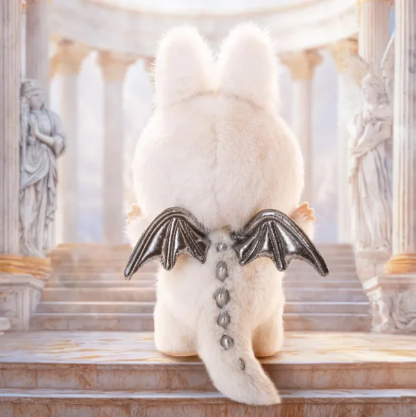 Muñeca de vinilo con cara de ángel en las nubes de Labubu The Monsters 3