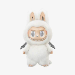Muñeca de vinilo con cara de ángel en las nubes de Labubu The Monsters