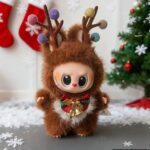 Muñeco de peluche Labubu transfronterizo Popula Brown