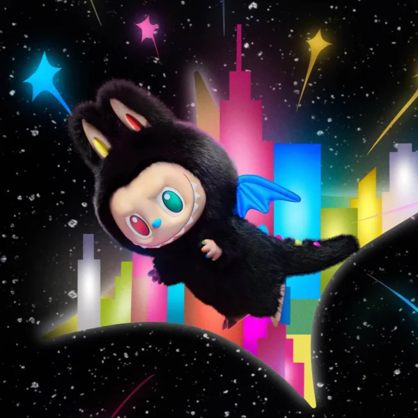 Serie del 10.º aniversario de LOS MONSTRUOS – Muñeco de peluche de vinilo ZIMOMO 5