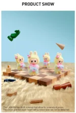 Tarjeta colgante de vinilo de peluche de la serie Let’s Checkmate de LOS MONSTRUOS 9