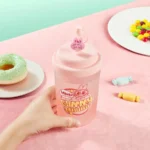 Taza con pajita de la serie Candy de LOS MONSTRUOS 1