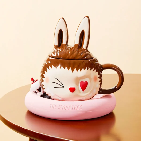 Taza de cerámica de la serie Labubu The Monsters Atrápame si te gusto 1