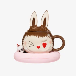 Taza de cerámica de la serie Labubu The Monsters Atrápame si te gusto