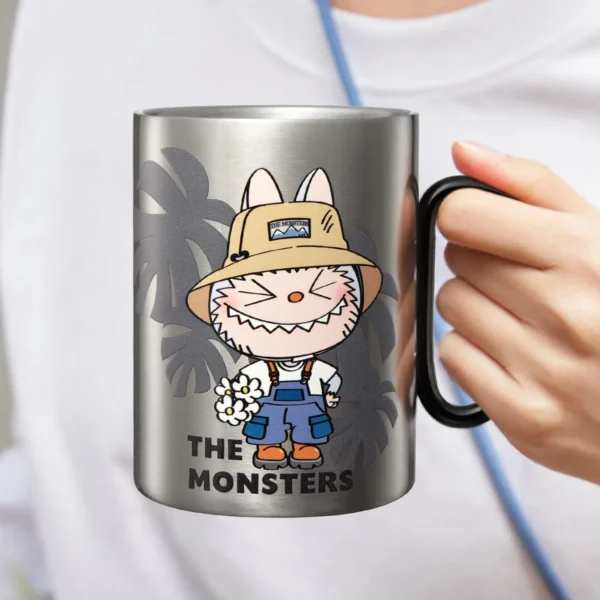 Taza de cubo de jardín de la serie Labubu The Monsters Fall In Wild 1