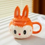 Taza naranja perfilada Labubu Originals 3