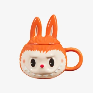 Taza naranja perfilada Labubu Originals